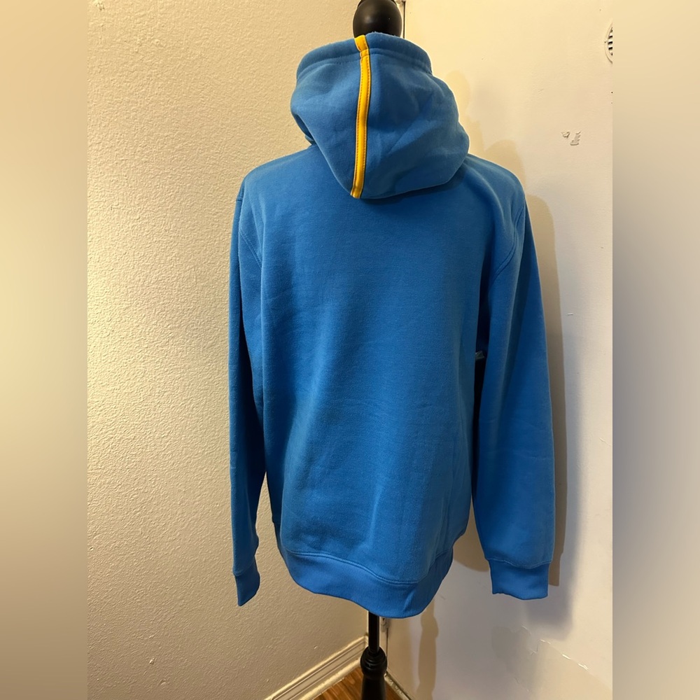 NFL Chargers Blue and Yellow Hoodie Sweatshirt - Picture 5 of 11